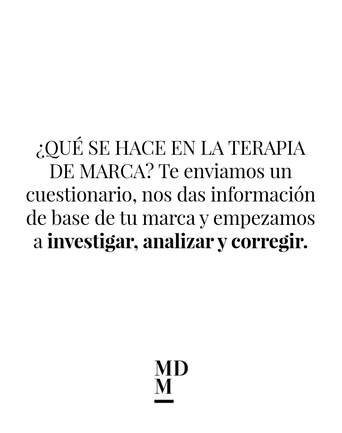 Terapia de Marca 360° – Diagnóstico y Plan de Acción
